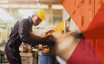 Person working in a factory